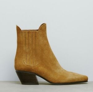 Frye Sandra Chelsea Boots - Suede Ankle Boots In Chestnut NWOB